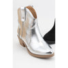 JORIAH WESTERN COWBOY ANKLE BOOTIES Silver Size 8.5