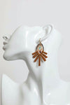 Suede Fringe & Multi-bead Statement Earrings