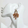 Suede Fringe & Multi-bead Statement Earrings