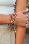 Adjustable Woven & Beaded Stackable Bracelets