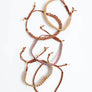 Adjustable Woven & Beaded Stackable Bracelets