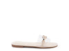 SCOTH Clear Buckled Quilted Slides