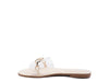 SCOTH Clear Buckled Quilted Slides