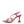 CHERRY TART Snake Print Spool Heel Sandals