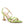 CHERRY TART Snake Print Spool Heel Sandals