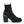 Medusa Knitted Block Heeled Ankle Boot In Black