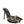 Joelle High Heel Bow Tie Leopard Print Mules