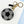 SPORTS BALLS RHINESTONE TASSEL KEYCHAIN