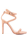 SHERRI SUEDE STILETTO SLING-BACK SANDAL