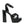 NYLE PLATFORM HEELED SANDALS