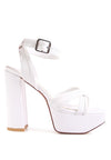 NYLE PLATFORM HEELED SANDALS