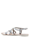 JUNE STRAPPY FLAT LEATHER SANDALS