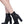 LONDON RAG SOLID TEXTURED BLOCK HEELED BOOT