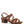 ASTRID MID HEELED BLOCK LEATHER SANDAL