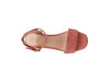 RAYNA BLUSH BRAIDED JUTE STRAP AND SUEDE SANDAL