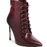 ESCALA CROC LACE-UP STILETTO BOOT
