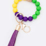 Large Beads Tassel Bracelet Key Chain