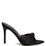 FIRST CRUSH SATIN KNOT HIGH HEELED SANDALS