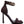 LAST SIP HEELED FAUX SUEDE CHAIN STRAP SANDAL