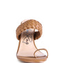 HIGH PERKS WOVEN STRAP TOE RING SANDALS
