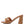 PLAYDOLL METAL CHAIN DETAIL BLOCK HEEL SANDAL
