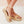 BELOVED ROCKSTUD STRAP ESPADRILLES WEDGE HEELS Tan Size 8