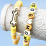 DOG MOM REUBBER BEADS BRACELET SET