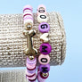 DOG MOM REUBBER BEADS BRACELET SET