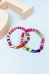 DOG MOM REUBBER BEADS BRACELET SET