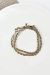 ROPE CHAIN DOUBLE LAYER BRACELET SET