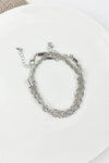 ROPE CHAIN DOUBLE LAYER BRACELET SET