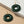 NEW COLORS Cutout wood circle drop earrings