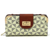 Monogram Turn Lock Crossbody Wallet