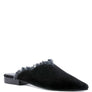 MOLLY  FRAYED LEATHER MULES