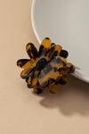 Acetate flower hair claw clip