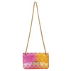 Quilt Embossed Multi Color Jelly Shoulder Bag