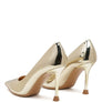 POUDRE METALLIC POINTED STILETTOS