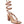 CASSINO THONG LACE UP CHAIN HEEL SANDAL