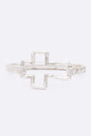 Hammer Cross Spring Bangle