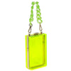 Acrylic Chain Handle See Thru Crossbody Clutch