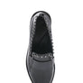 EMILIA Black Shine Forever Stud Penny Loafers