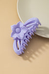 Large hair Claw clip with flower handle