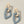 Organic shape chunky link drop earrings
