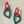 Organic shape chunky link drop earrings