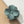 Matte color coated flower hair claw clip