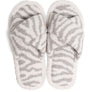 Luxury Soft Crossover Zebra Pattern Slipper