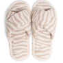 Luxury Soft Crossover Zebra Pattern Slipper