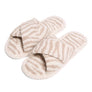 Luxury Soft Crossover Zebra Pattern Slipper