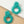 Handmade statement seed bead earrings