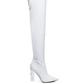 NOIRE THIGH HIGH LONG BOOTS IN PATENT PU